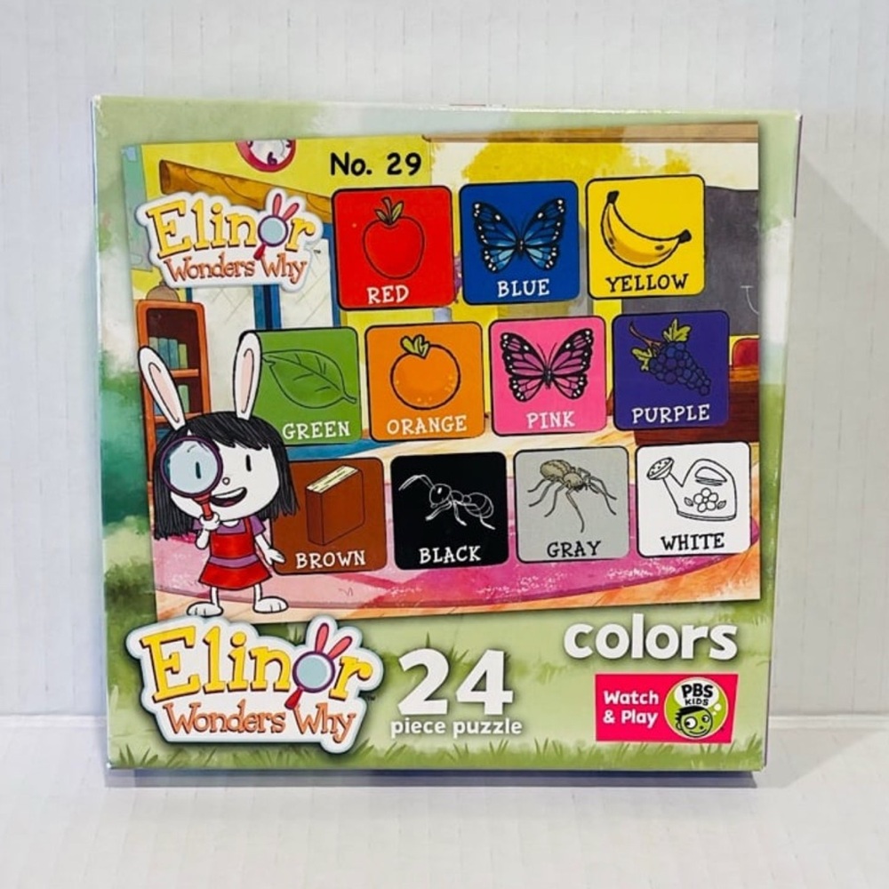 PBS Ellinor Wonder’s why colors 24 piece puzzle